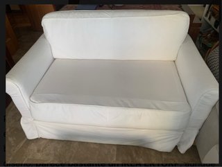 Sofá Cama IKEA 2 Plazas Blanco