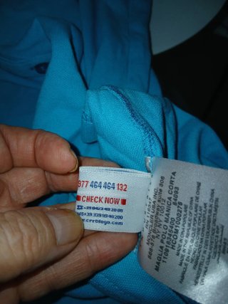 Polo Moncler Blu M/38/10