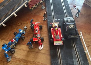 8 Figuras Plástico Scalextric