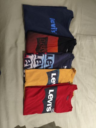 Lote 5 Camisetas Levis Talla 14
