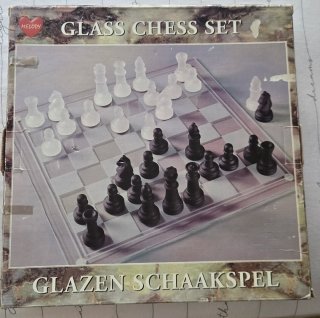 Juego de ajedrez vintage.