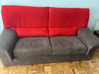 Sofa dos plazas bicolor