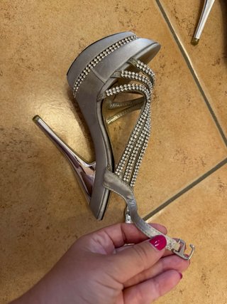 Scarpe da cerimonia argento