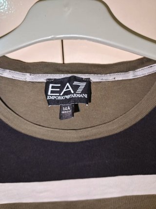 Camiseta Emporio Armani Mujer Verde Oliva