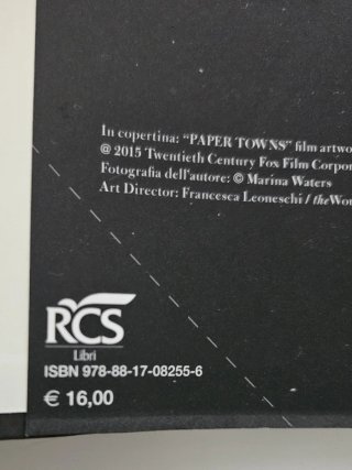 Città di Carta. Dall’autore di Colpa delle Stelle