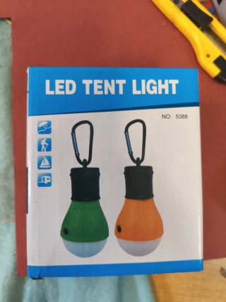 4 Luces LED Tienda Portátil