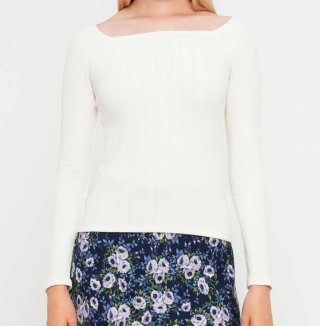 Camiseta Gap manga larga blanca Talla M