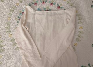 Camiseta Gap manga larga blanca Talla M