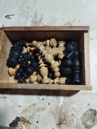 Juego de ajedrez de madera
