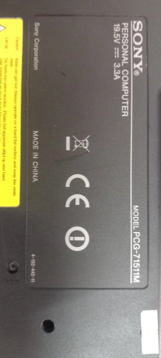 Sony Vaio Plata 17,3 pollici