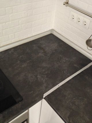Cocina modular con fregadero sin desmontar