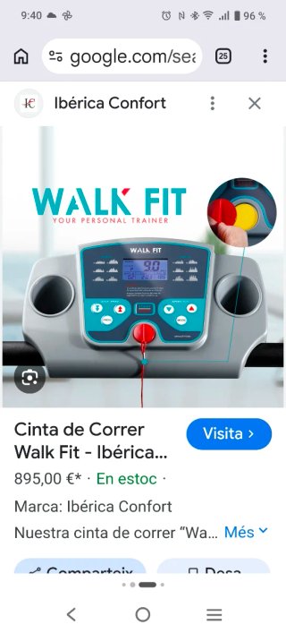 Cinta de andar Walk Fit cambió algo que me interes