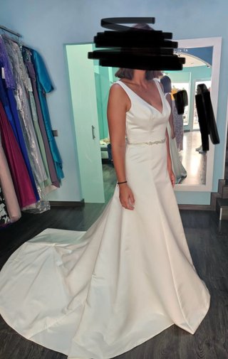 Vestido de Novia Talla L Blanco