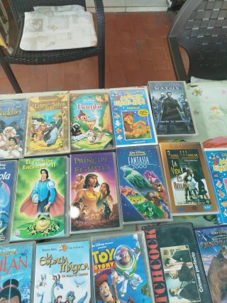 Lote Cintas VHS Películas (también de animación)