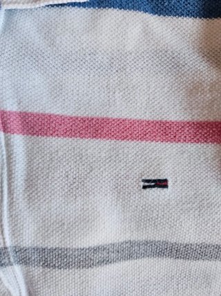 Polo Tommy Hilfiger Mujer Talla M Rayas