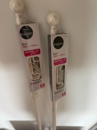 Barra per tende Inspire Ball 120-210cm