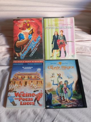 Lote 4 Películas DVD (Español)