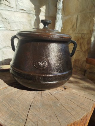 Olla Hierro Fundido Antigua