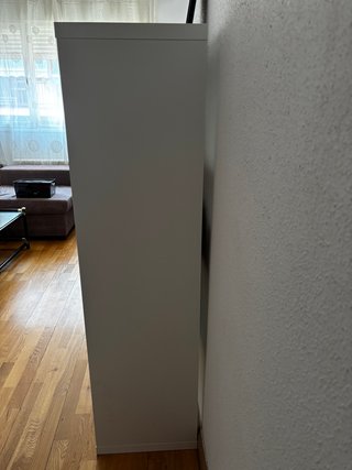 Mueble biblioteca madera blanco
