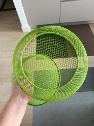 Frutero verde de malla