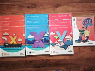 Libros de texto de texto de 5 de primaria