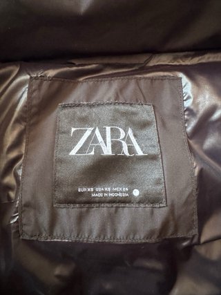 Abrigo Zara Mujer negro