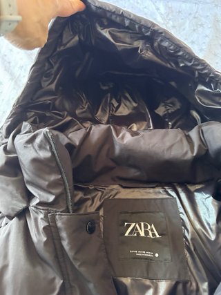 Abrigo Zara Mujer negro