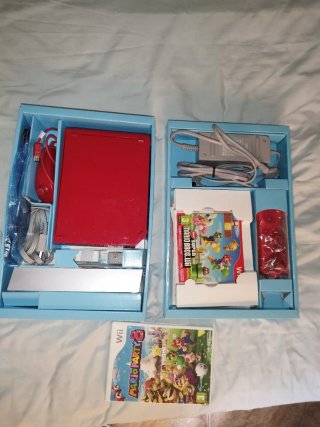 Nintendo Wii Roja Edición Especial 25 Aniversario