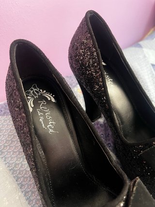 Tacones negros Lola Ramona Purpurina t. 37 nuevos