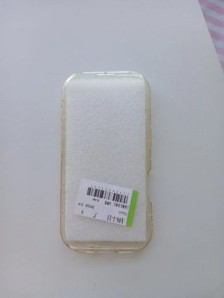 Funda transparente con margaritas
