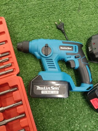 Set punte e scalpelli per tassellatore 72V