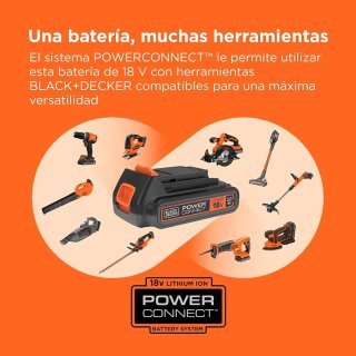 Batería Black+Decker 18V 2.0Ah Litio