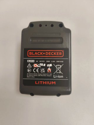 Batería Black+Decker 18V 2.0Ah Litio