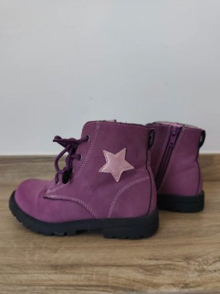 Stivaletti bambina viola n. 28