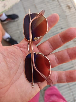 Gafas de sol Ray-Ban mujer marrones y doradas