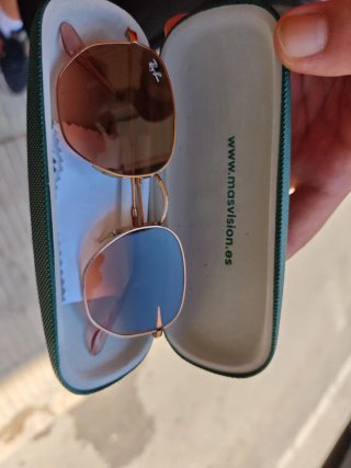 Gafas de sol Ray-Ban mujer marrones y doradas