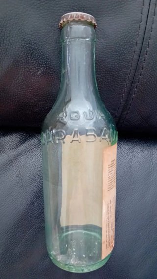 Botella antigua Carabaña Joya Medicinal