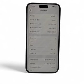 IPHONE 15 PLUS 128GB BAT 87% NEGRO