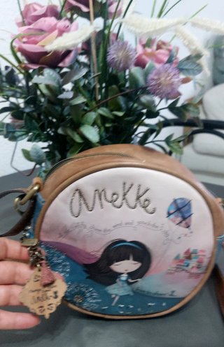 Bolso Anekke redondo estampado