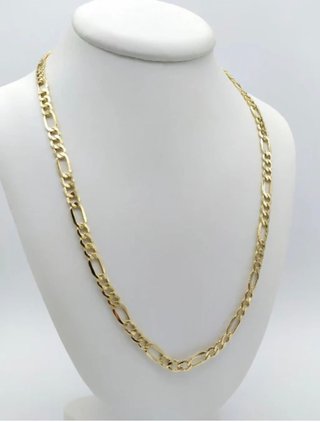 Cadena laminada en oro de 18k