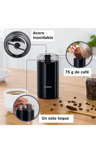 Molinillo de café Bosch negro
