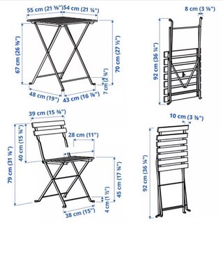 Mesa y sillas de terraza de bambú y madera