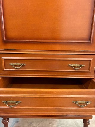 Mueble Secreter Clásico Madera y Mármol