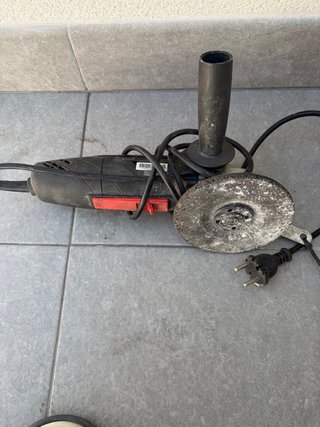 Amoladora angular eléctrica