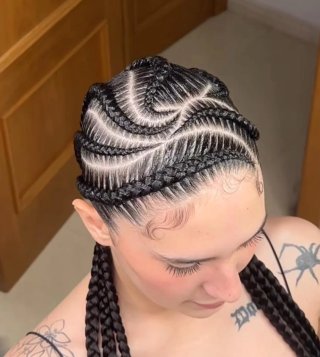 Trenzas africanas en mi domicilio, no me desplazo
