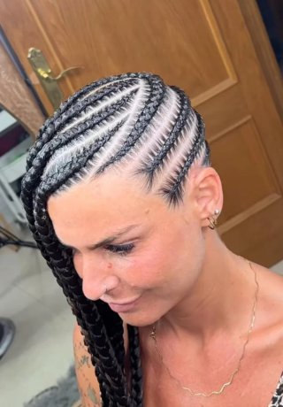 Trenzas africanas en mi domicilio, no me desplazo