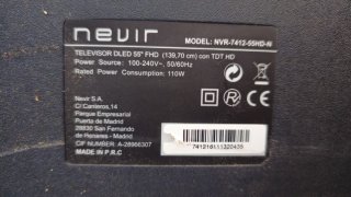 Televisor Nevir 55 Negro