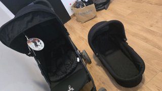 Carrito Bebe Asalvo Duo Capazo+Silla Paseo Negro