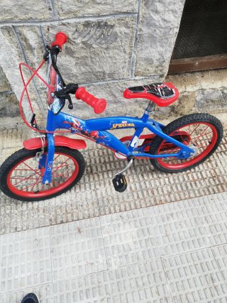 Bicicleta infantil Spiderman