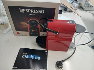 Cafetera Nespresso Inissia Roja Krups